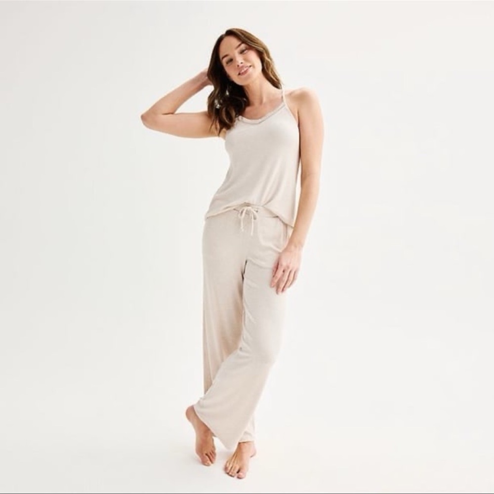 Lace Cami and pants 2 pc pajamas set NWT